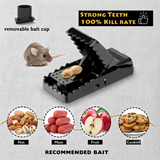Heavy-Duty Quick-Set Mouse Trap | Reusable & Highly Sensitive Pest Control