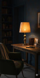 ✨ Luxury Golden Bedside Lamp – Warm Glow for Modern Bedrooms 💛